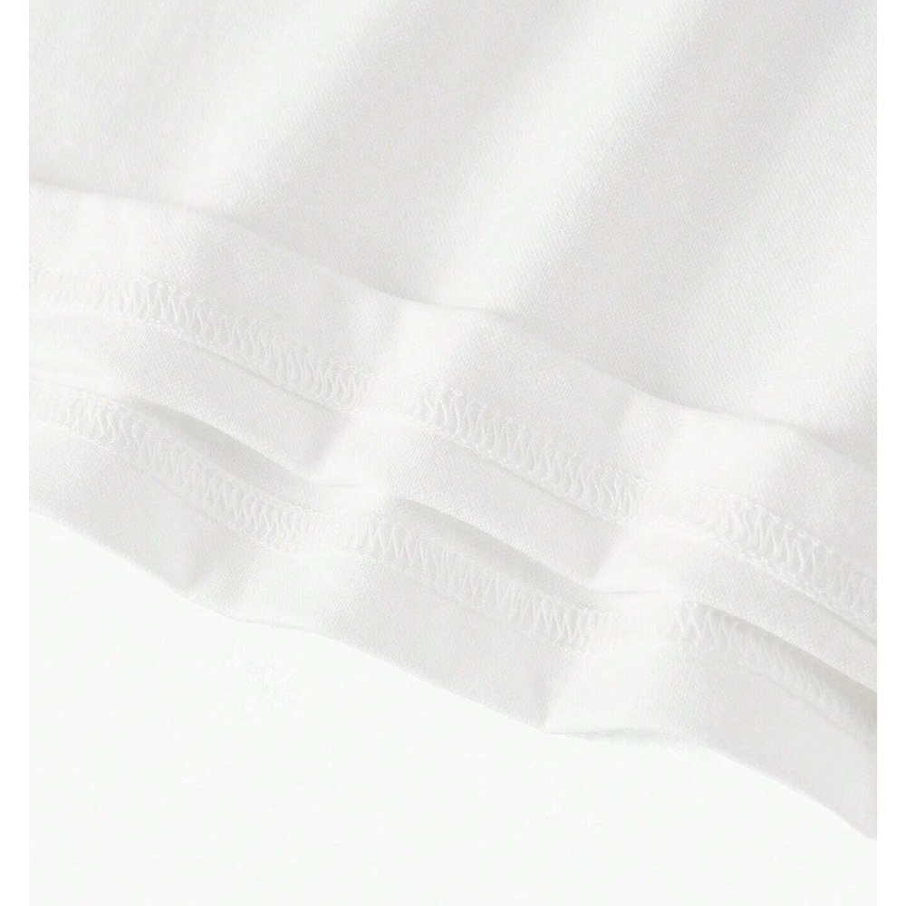 Pearl trim top sleevesless tank rhinestone beaded neckline stretch white spring - Picture 10 of 11